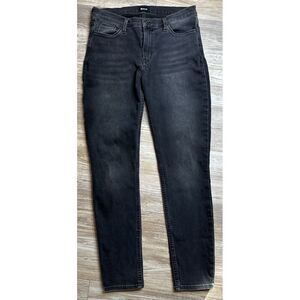 Hudson Natalie Super Skinny Midrise Ankle Women's  27 Black Jeans